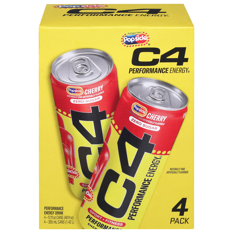 C4 Zero Sugar Cherry Energy Drink | Giant Eagle | Because It