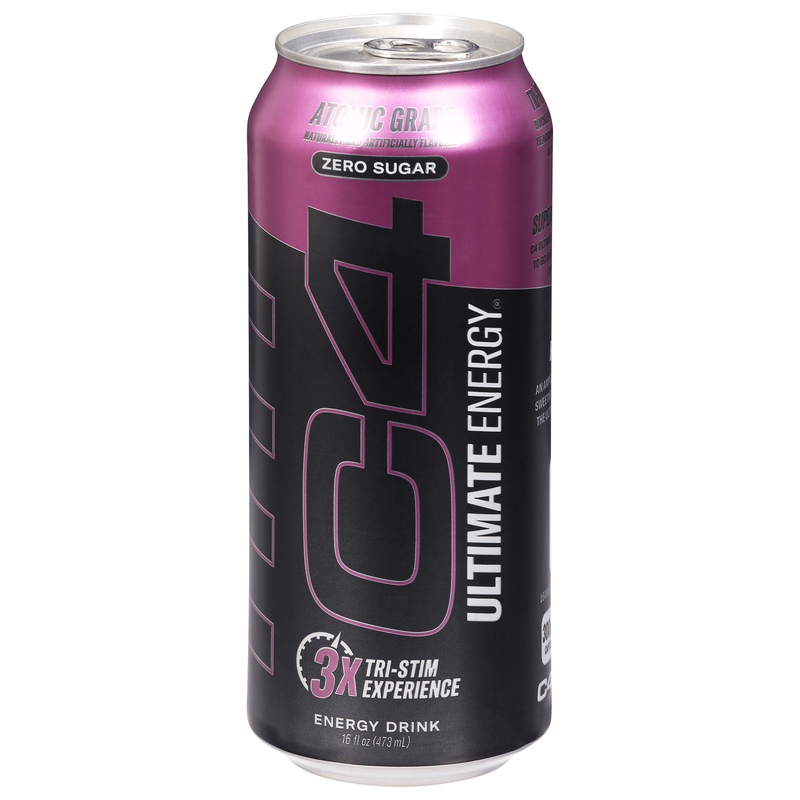 C4 Energy Drink, Zero Sugar, Atomic Grape | Giant Eagle | Because