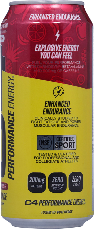 C4 Zero Sugar Hawaiian Punch Fruit Juicy Red Energy Drink | Giant