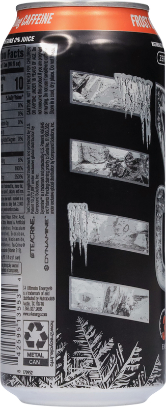 C4 Energy Drink, Zero Sugar, Frost Bitten Citrus | Giant Eagle