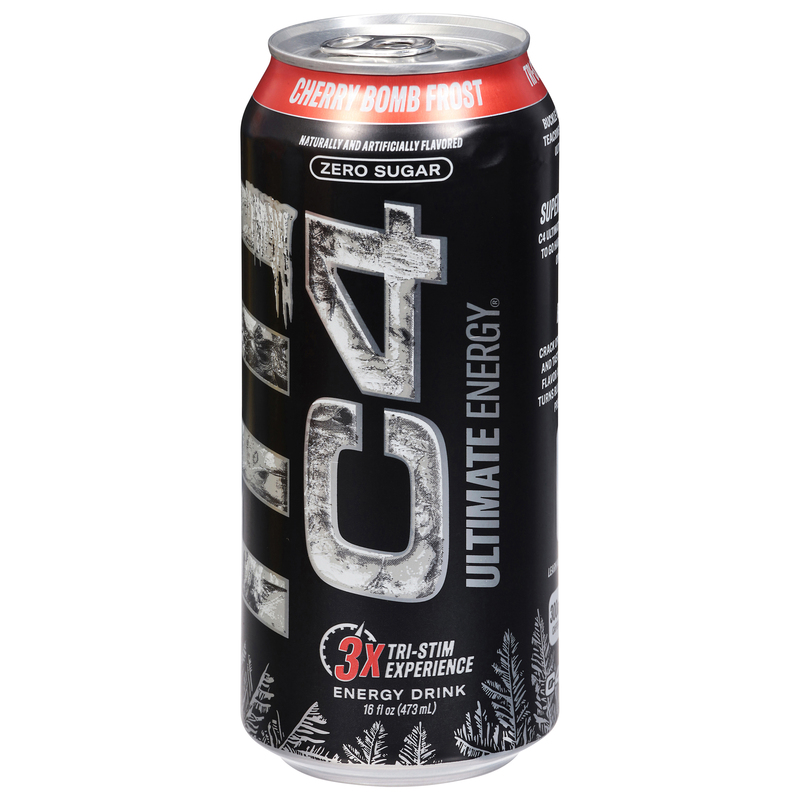 C4 Energy Drink, Zero Sugar, Cherry Bomb Frost | Giant Eagle