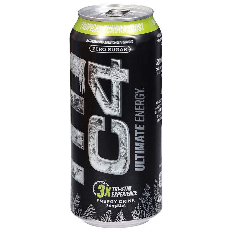 C4 Energy, C4 Ultimate CRB RTD, Carbonated, Fruit Punch | Giant