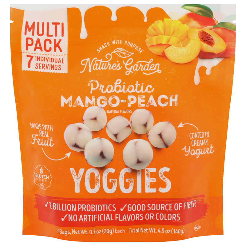 Nature's Garden Probiotic Mango-Peach Yoggies | Giant Eagle