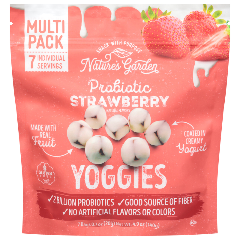Nature's Garden Probiotic Strawberry Yoggies Multi Pack | Giant
