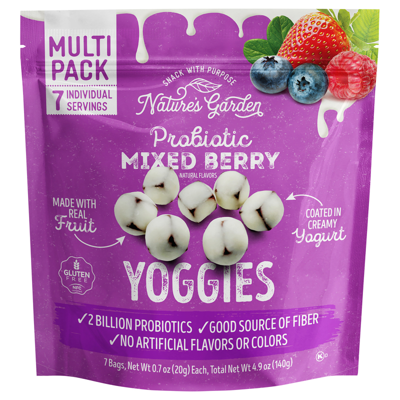 Nature's Garden Probiotic Mixed Berry Yoggies Multi Pack | Giant