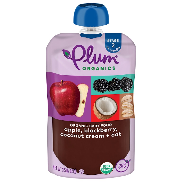 Plum Organics® Stage Organic Baby Food Apple, Blackberry