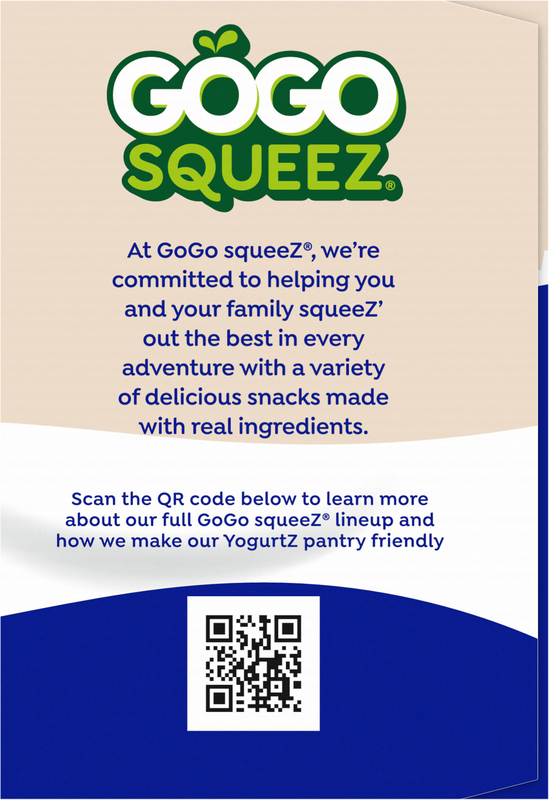 GoGo Squeez Low Fat Strawberry/Banana Yogurtz Variety Pack | Giant