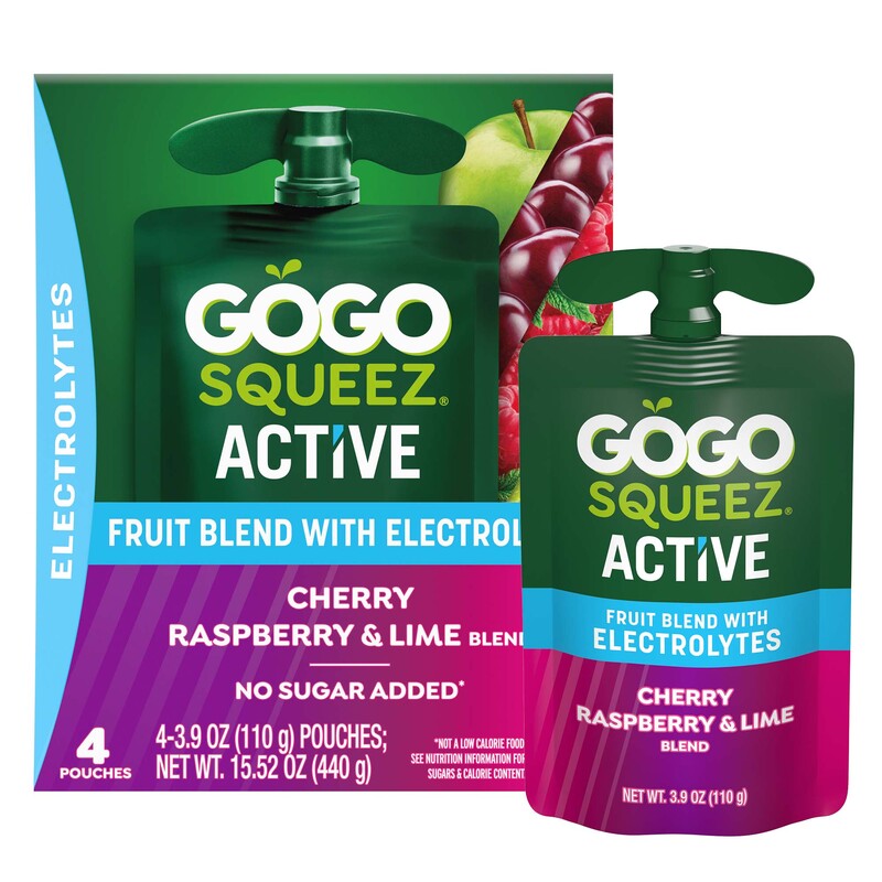 GoGo Squeez Fruit Blend, Cherry Raspberry & Lime | Giant Eagle