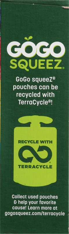 GoGo Squeez Fruit Blend, with Electrolytes, Blueberry Strawberry