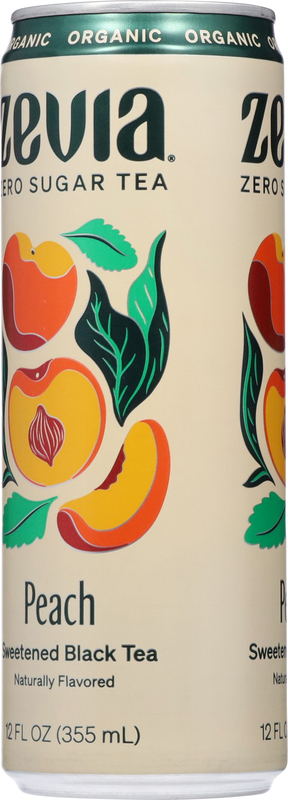 Zevia Black Tea, Organic, Sweetened, Peach | Giant Eagle | Because