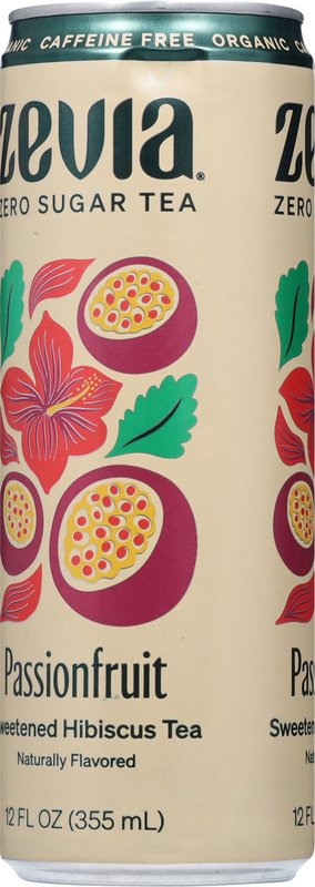 Zevia Hibiscus Tea, Passionfruit, Sweetened | Giant Eagle