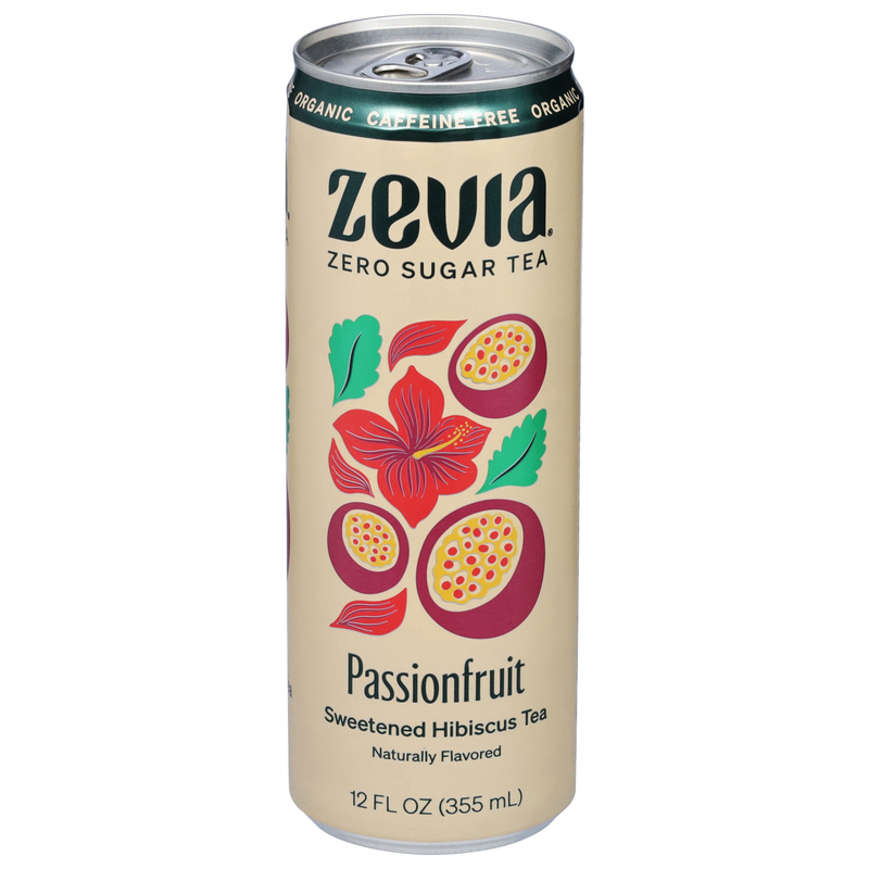 Zevia Hibiscus Tea, Passionfruit, Sweetened | Giant Eagle