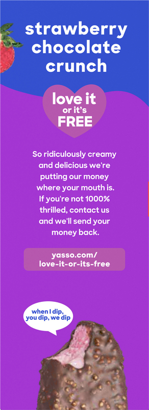 Yasso Chocolate Crunch Strawberry Greek Yogurt Bars | Giant Eagle