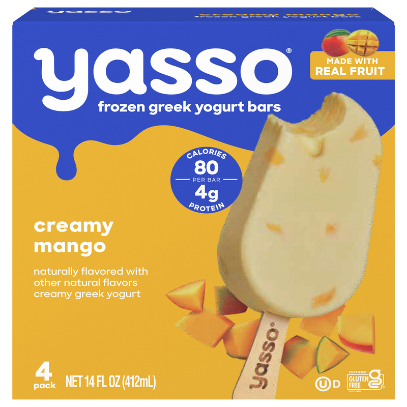 在庫限りヨサ☆YOSAエクストラクリーム8999円 Yasso Yogurt Bars, Greek, Creamy Mango | Giant Eagle | Because It
