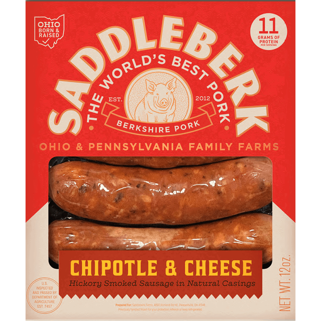 Saddleberk Chipotle Cheese Sausage | Giant Eagle | Because It