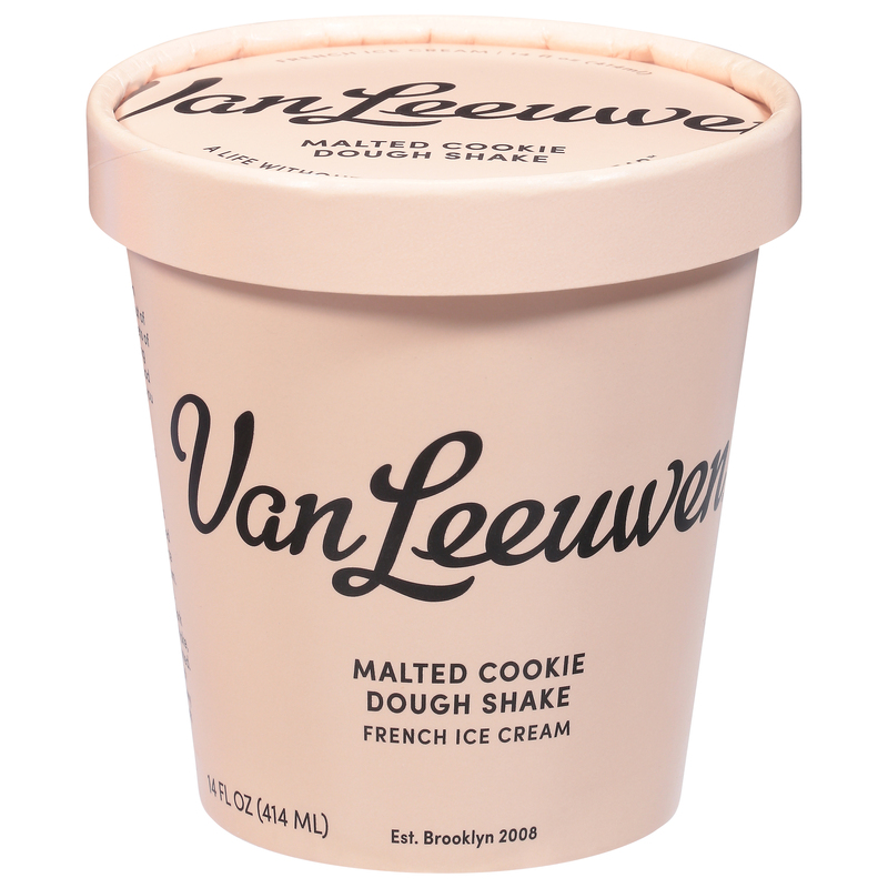 Van Leeuwen French Ice Cream, Malted Cookie Dough Shake | Giant