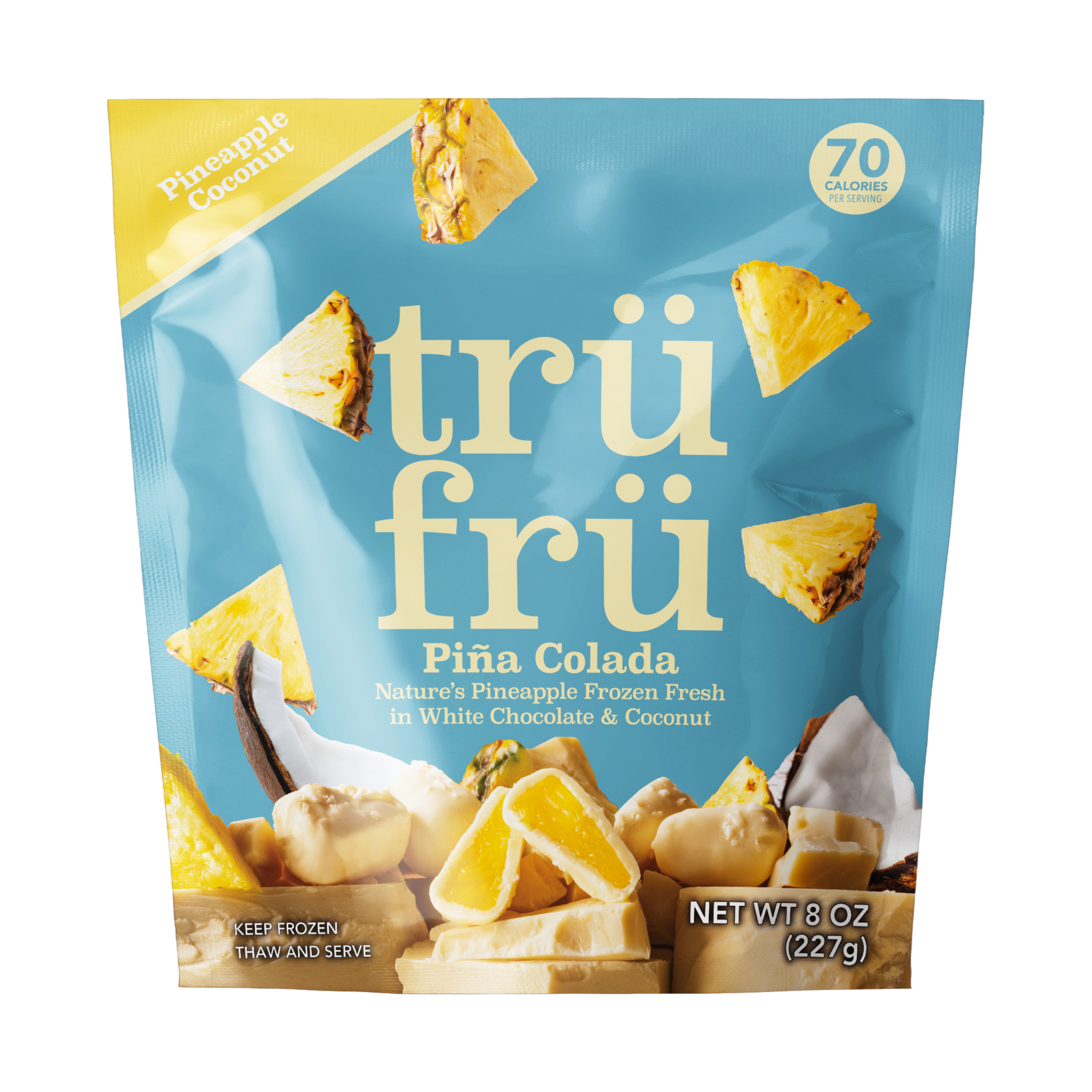Tru Fru Nature's Pineapple Hyper-Chilled in White Chocolate