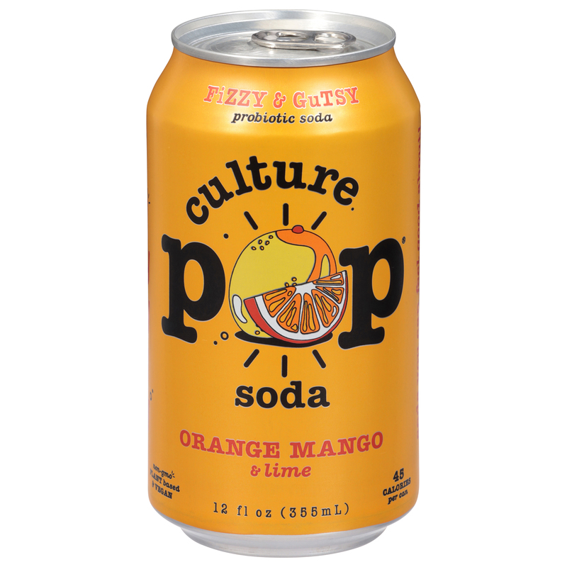 Culture Pop Probiotic Soda, Ginger Lemon & Turmeric | Giant Eagle