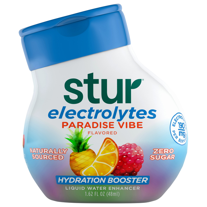 Stur Zero Sugar Electrolytes Paradise Vibe Flavored Liquid Water