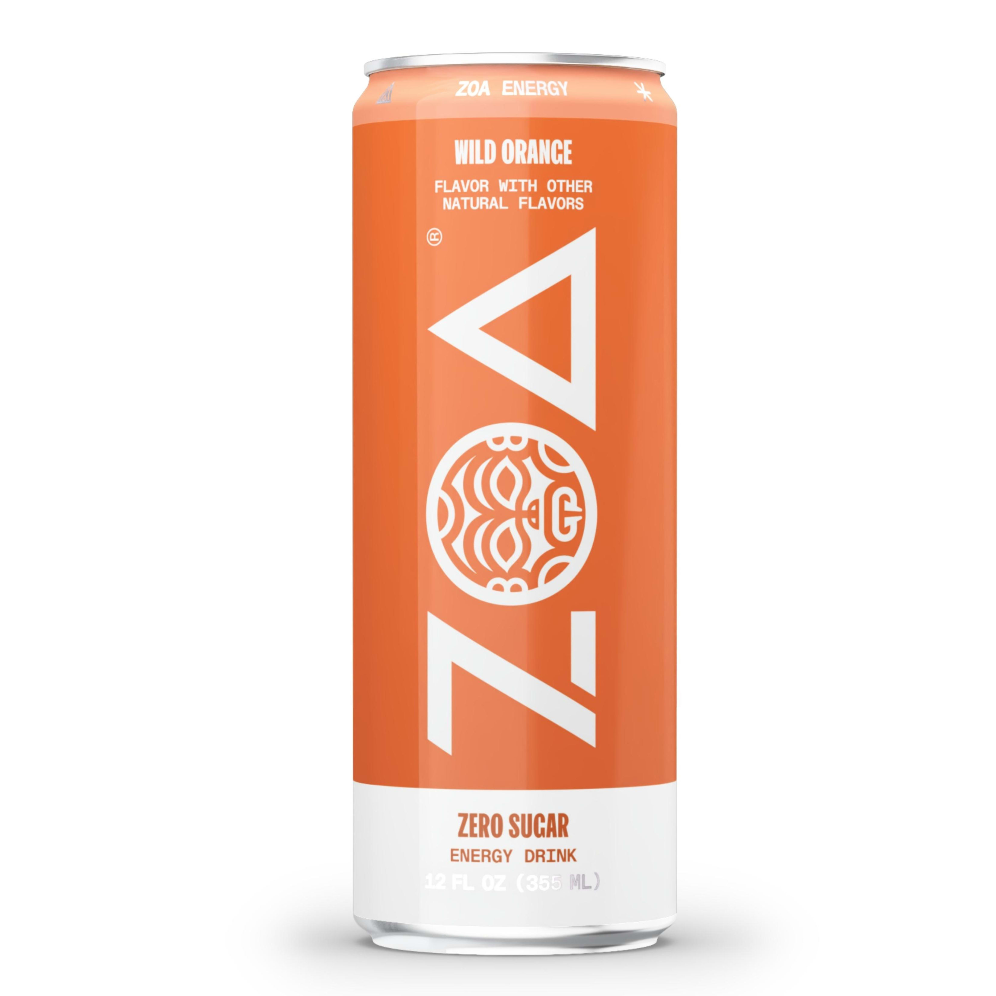 ZOA Energy Drink, Wild Orange, Zero Sugar, 12 Fl oz. | Giant Eagle