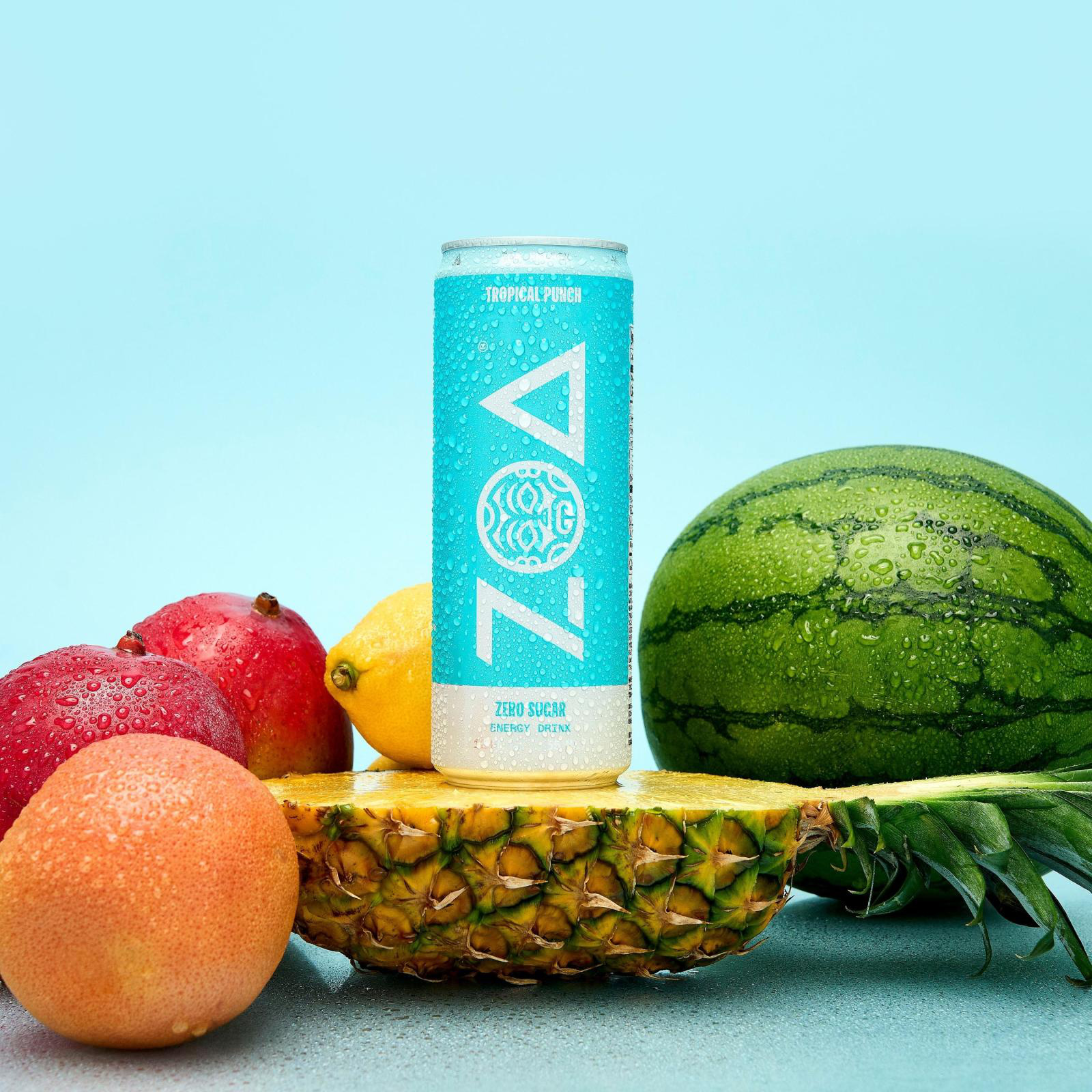 Zoa ZOA Energy Drink, Tropical Punch, Zero Sugar, 12 Fl oz. | Giant