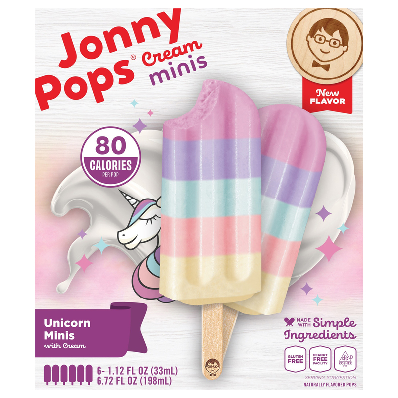 JonnyPops Ice Pops, Unicorn, Cream, Minis | Giant Eagle | Because