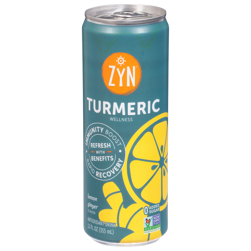 Zyn Antioxidant Drink, Pomegranate Cranberry Flavor, Turmeric