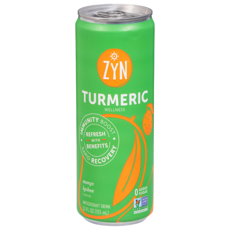 Zyn Antioxidant Drink, Mango Lychee Flavor, Turmeric Wellness