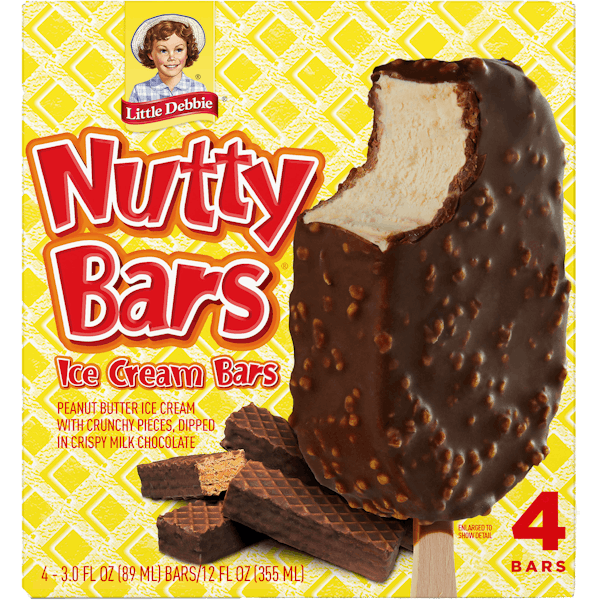 Little Debbie Nutty Bars Ice Cream Bar, Count Giant Eagle