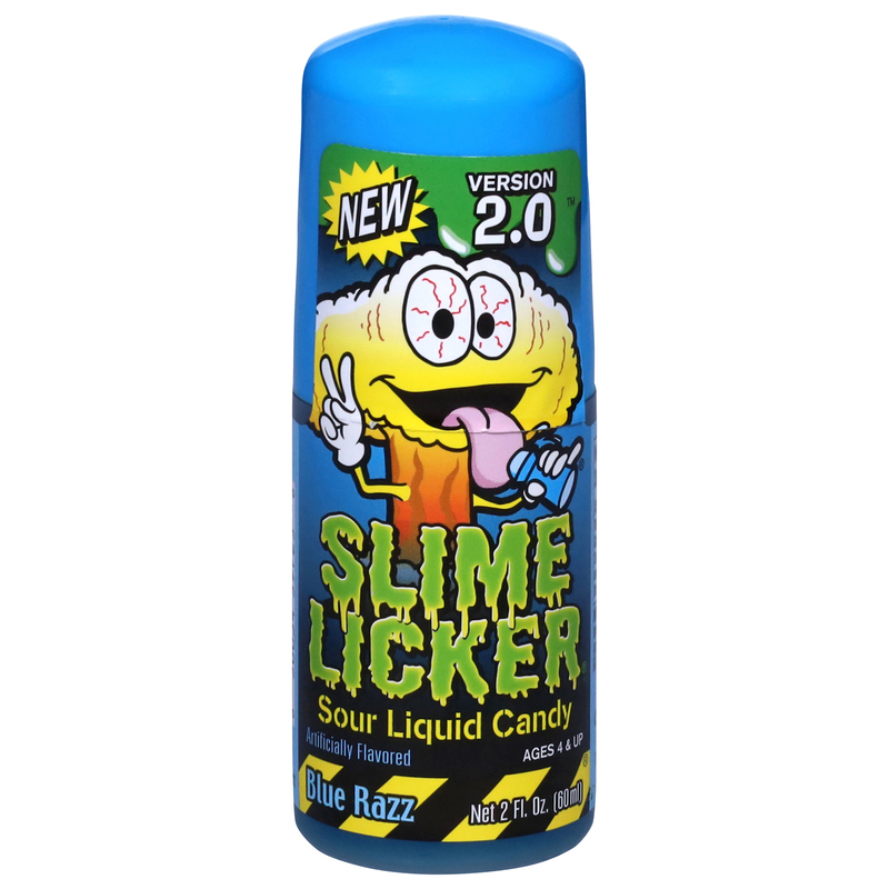 Slime Licker Sour Liquid Blue Razz Candy | Giant Eagle | Because