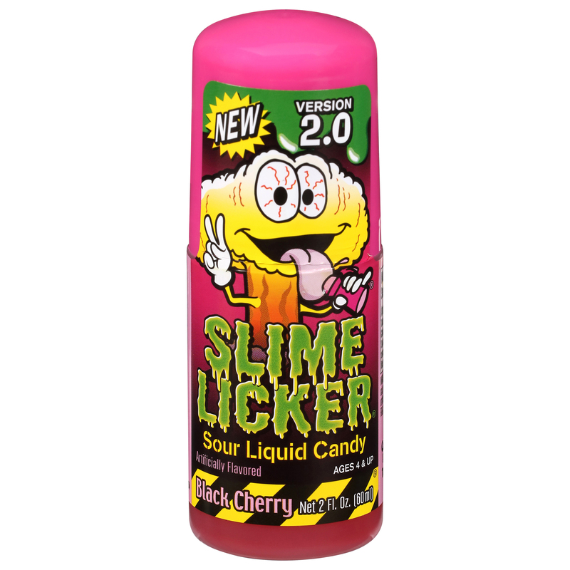 Slime Licker Version 2.0 Black Cherry Sour Liquid Candy | Giant