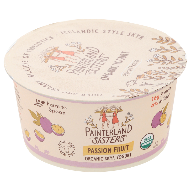 Painterland Sisters Yogurt, Organic, Passion Fruit | Giant Eagle