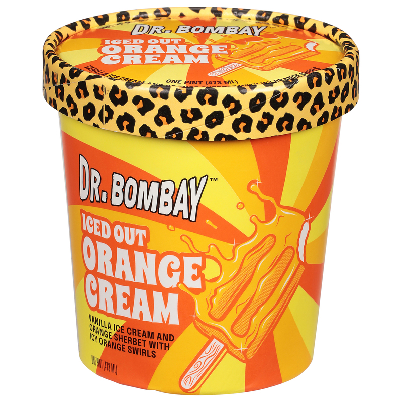 Dr. Bombay Ice Cream, Iced Out Orange Cream | Giant Eagle