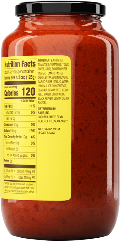 Sauz Summer Lemon Marinara | Giant Eagle | Because It Matters