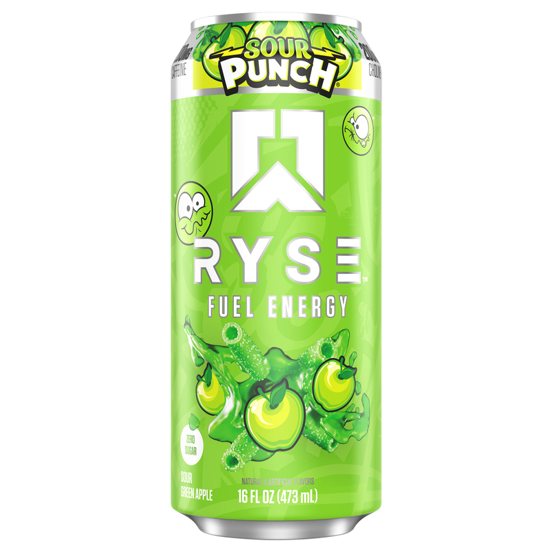 Ryse Zero Sugar Sour Punch Sour Green Apple Fuel Energy | Giant