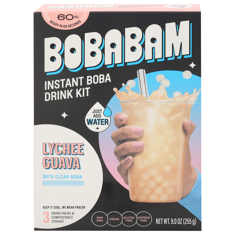 Boba Bam Boba Drink Kit, Instant, Strawberry, 4 Packs | Giant Eagle |  Because It Matters