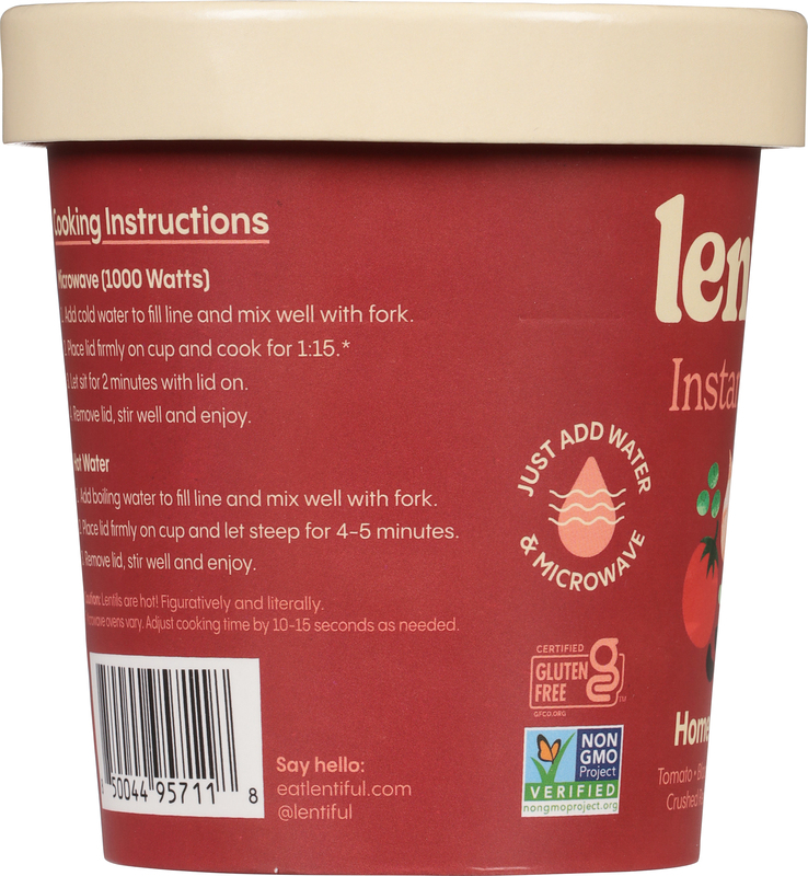 Lentiful Homestyle Chili Instant Lentils | Giant Eagle | Because