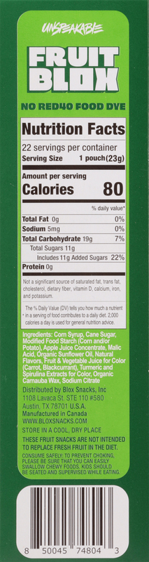 FruitBlox Fruit Flavored Snacks, Apple & Strawberry | Giant Eagle