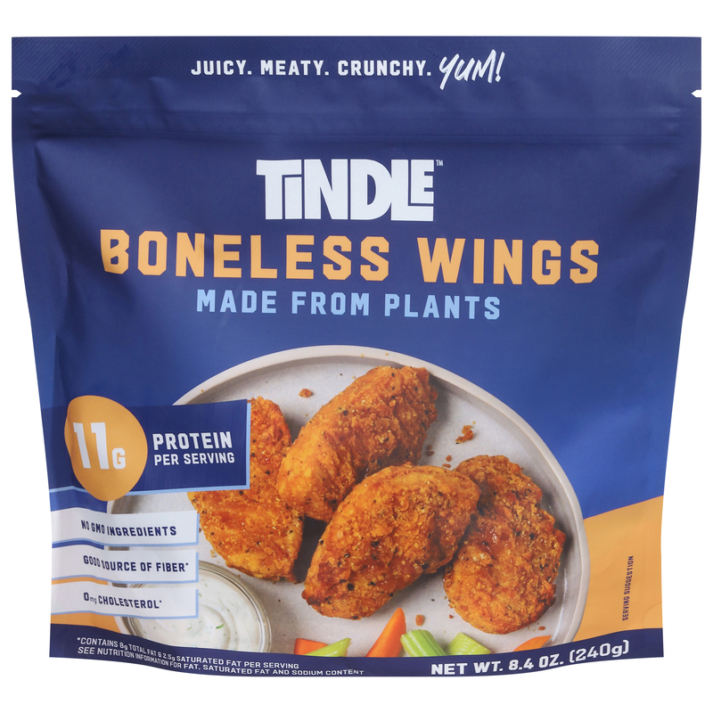TiNDLE Boneless Chicken Wings, Made From Plants | Giant Eagle