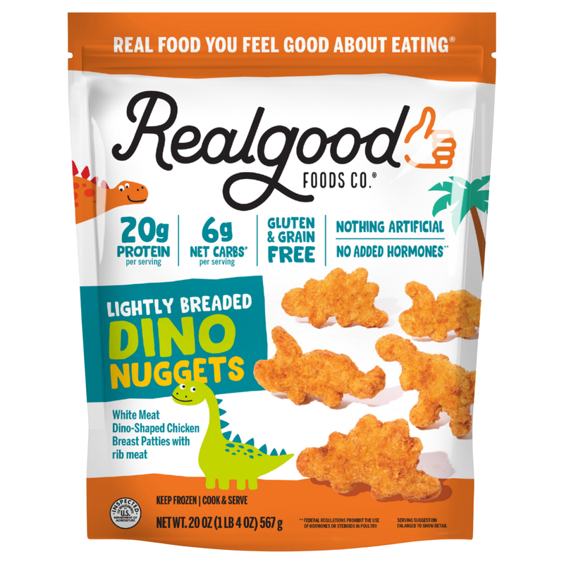 Realgood Foods Co. Lightly Breaded Dino Nuggets | Giant Eagle