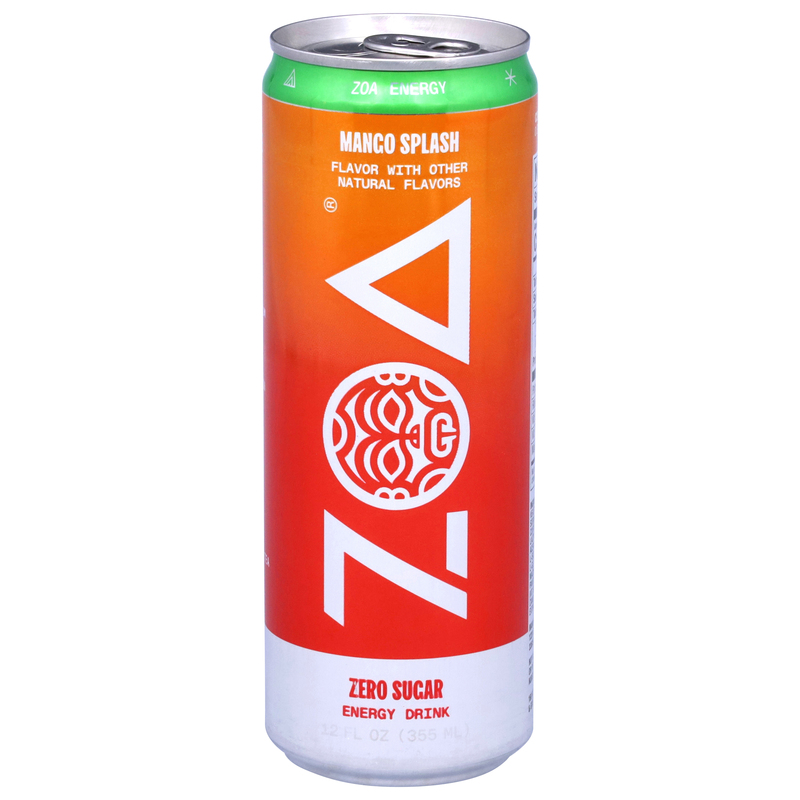 Zoa Zero Sugar Mango Splash Energy Drink | Giant Eagle | Because