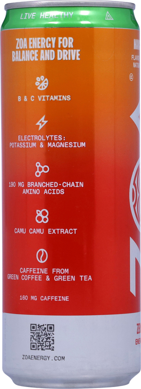 Zoa Zero Sugar Mango Splash Energy Drink | Giant Eagle | Because