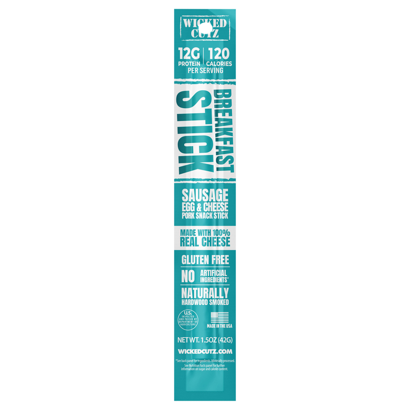 Wicked Cutz Breakfast Stick, Gluten Free, Sausage Egg & Cheese