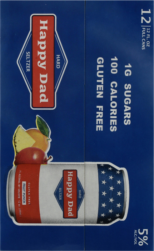 Happy Dad Fruit Punch Hard Seltzer | Giant Eagle | Because It