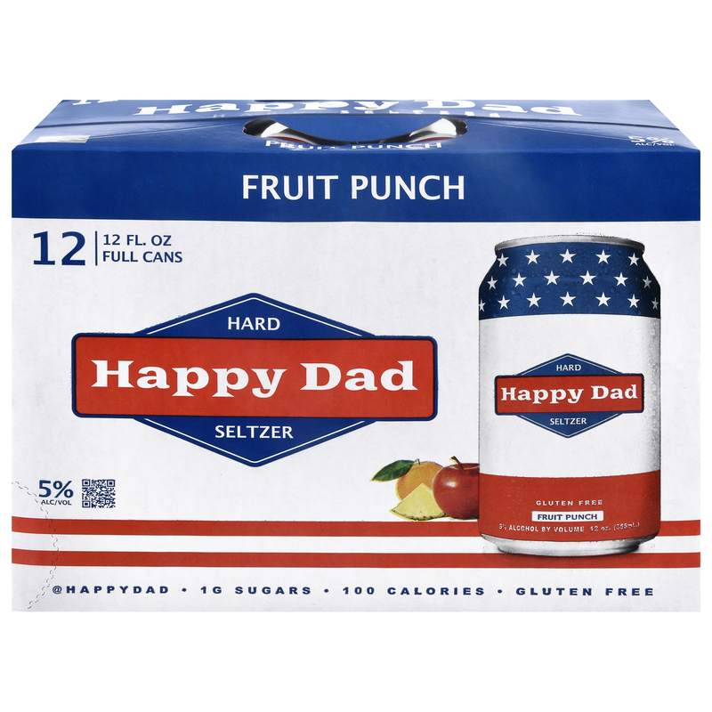 Happy Dad Fruit Punch Hard Seltzer | Giant Eagle | Because It