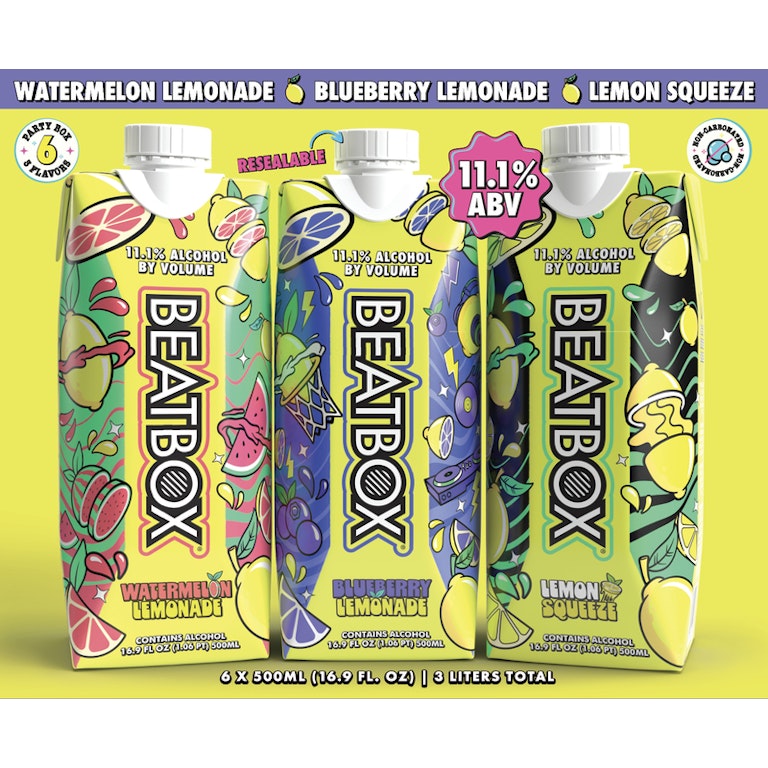 Beatbox Watermeon Lemonade/Blueberry Lemonade/Lemon Squeeze Wine