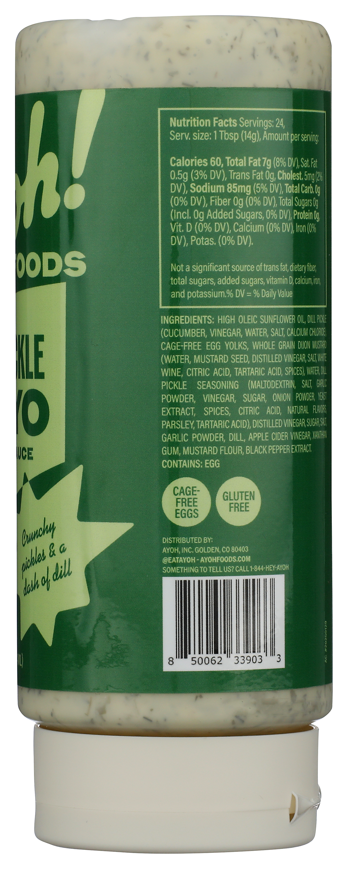 Ayoh Foods Dill Pickel Mayo Sando Sauce | Giant Eagle | Because It