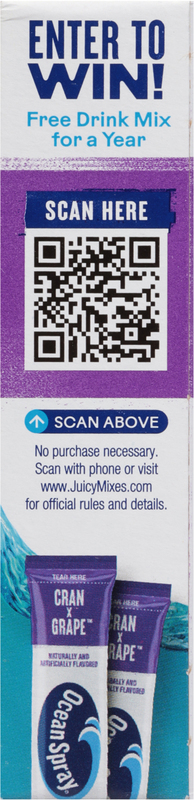 Ocean Spray Zero Sugar Cran x Grape Drink Mix | Giant Eagle