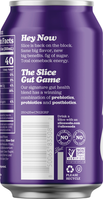 Slice Grape Healthy Soda, 12 fl oz Can | Giant Eagle | Because It