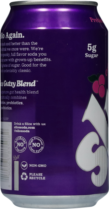 Slice Grape Healthy Soda, 12 fl oz Can | Giant Eagle | Because It